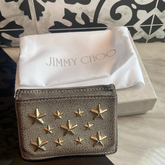 Jimmy Choo 3 piece Sasha M Star Bundle with Tote, wallet and card holder - Picture 9 of 11